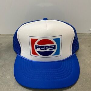 Pepsi Blue and White Trucker Hat